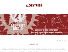 Tablet Screenshot of alchemy-audio.com